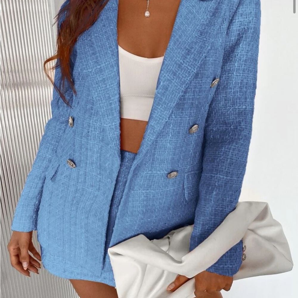 Tweed Blazer from Shein. Worn once, like new. Extra small.